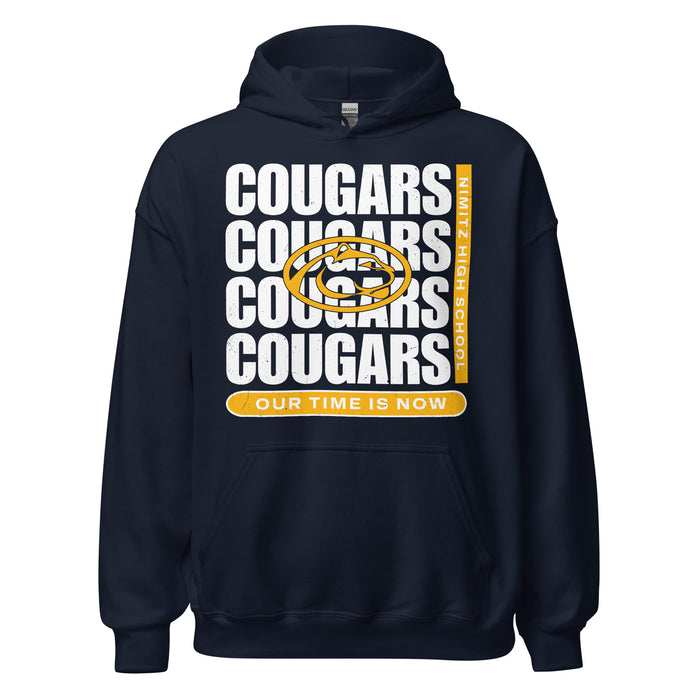 Nimitz High School Cougars Navy Blue Classic Unisex Hoodie 235