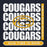 Close-up view of Nimitz High School Cougars Navy Blue Classic Unisex Hoodie 235