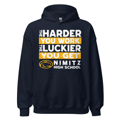 Nimitz High School Cougars Navy Blue Classic Unisex Hoodie 238