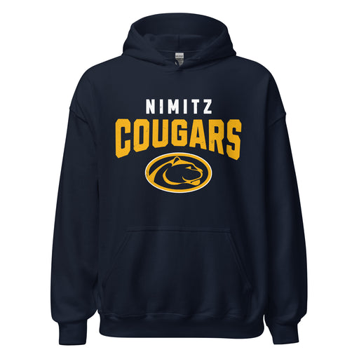 Nimitz High School Cougars Navy Blue Classic Unisex Hoodie 234