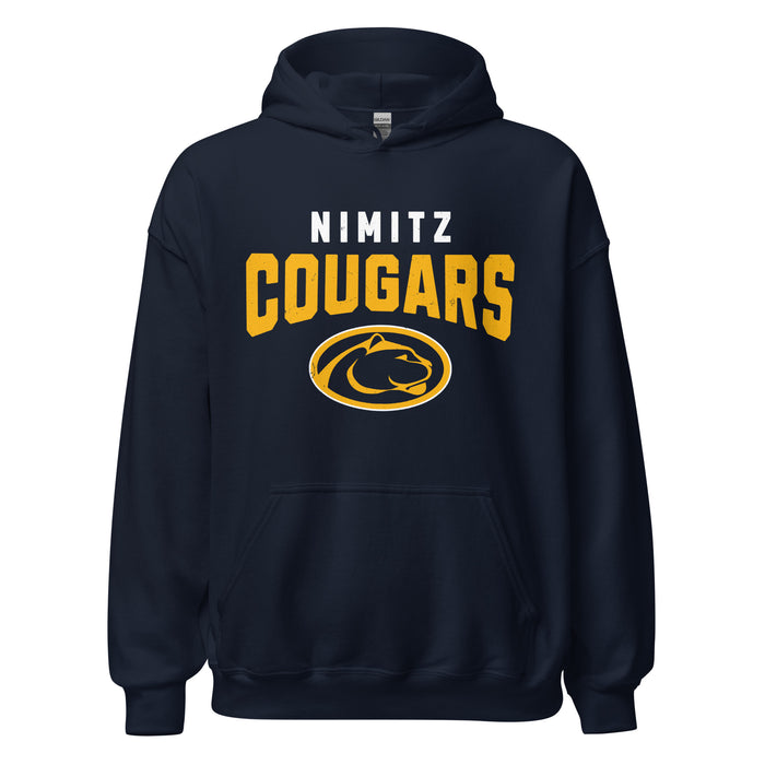 Nimitz High School Cougars Navy Blue Classic Unisex Hoodie 234