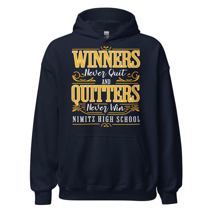 Nimitz High School Cougars Navy Blue Classic Unisex Hoodie 237