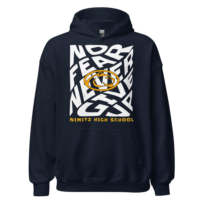 Nimitz High School Cougars Navy Blue Classic Unisex Hoodie 236
