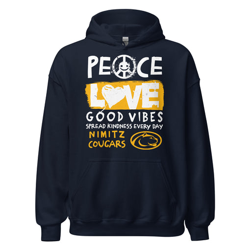 Nimitz High School Cougars Navy Blue Classic Unisex Hoodie 240