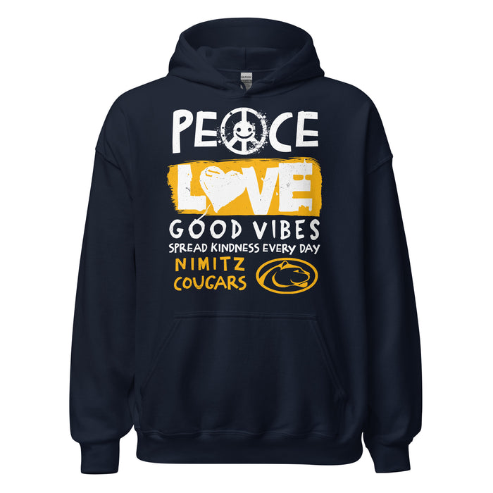 Nimitz High School Cougars Navy Blue Classic Unisex Hoodie 240