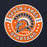 Close-up view of Seven Lakes High School Spartans Navy Blue Classic Unisex Hoodie 239