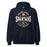 Seven Lakes High School Spartans Navy Blue Classic Unisex Hoodie 218