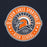 Close-up view of Seven Lakes High School Spartans Navy Blue Classic Unisex Hoodie 224
