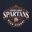 Close-up view of Seven Lakes High School Spartans Navy Blue Classic Unisex Hoodie 211