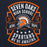Close-up view of Seven Lakes High School Spartans Navy Blue Classic Unisex Hoodie 207