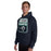 Man wearing Cypress Ridge High School Rams Navy Classic Unisex Hoodie 001