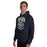 Man wearing Klein Collins High School Tigers Navy Classic Unisex Hoodie 213