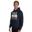 Man wearing Klein Collins High School Tigers Navy Classic Unisex Hoodie 240
