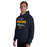 Man wearing Nimitz High School Cougars Navy Blue Classic Unisex Hoodie 034