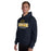 Man wearing Nimitz High School Cougars Navy Blue Classic Unisex Hoodie 202