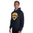 Man wearing Nimitz High School Cougars Navy Blue Classic Unisex Hoodie 221