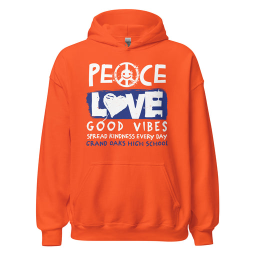 Grand Oaks High School Grizzlies Orange Classic Unisex Hoodie 240