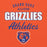 Close-up view of Grand Oaks High School Grizzlies Orange Classic Unisex Hoodie 034