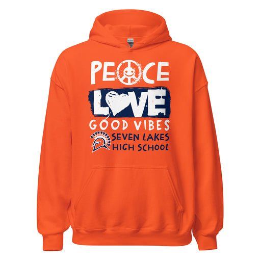 Seven Lakes High School Spartans Orange Classic Unisex Hoodie 240