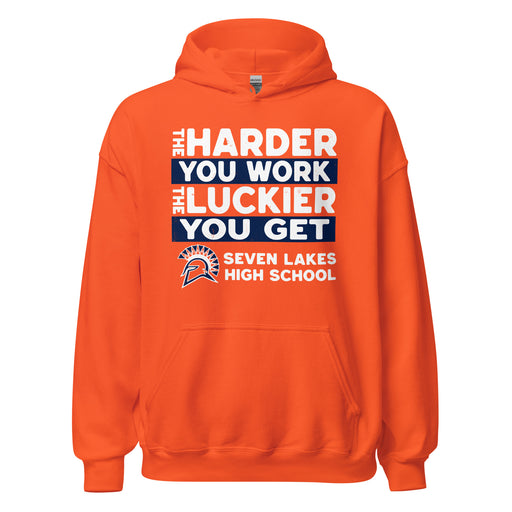 Seven Lakes High School Spartans Orange Classic Unisex Hoodie 238