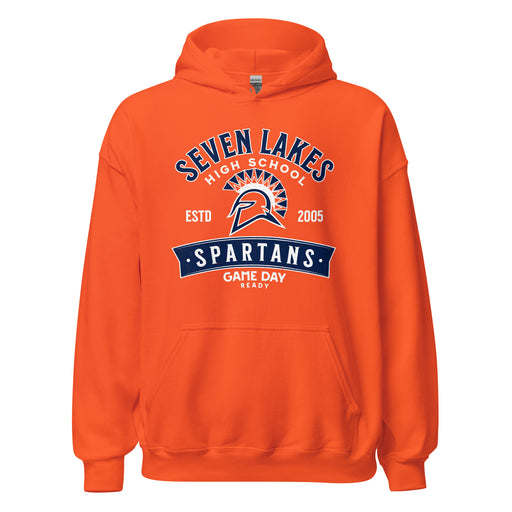 Seven Lakes High School Spartans Orange Classic Unisex Hoodie 221
