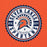 Close-up view of Seven Lakes High School Spartans Orange Classic Unisex Hoodie 203