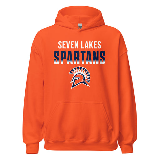 Seven Lakes High School Spartans Orange Classic Unisex Hoodie 024