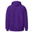 Back view of Jersey Village High School Falcons Purple Classic Unisex Hoodie 003