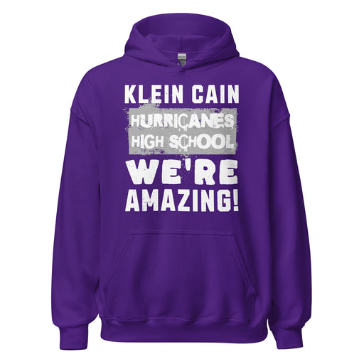 Klein Cain High School Hurricanes Purple Classic Unisex Hoodie 231