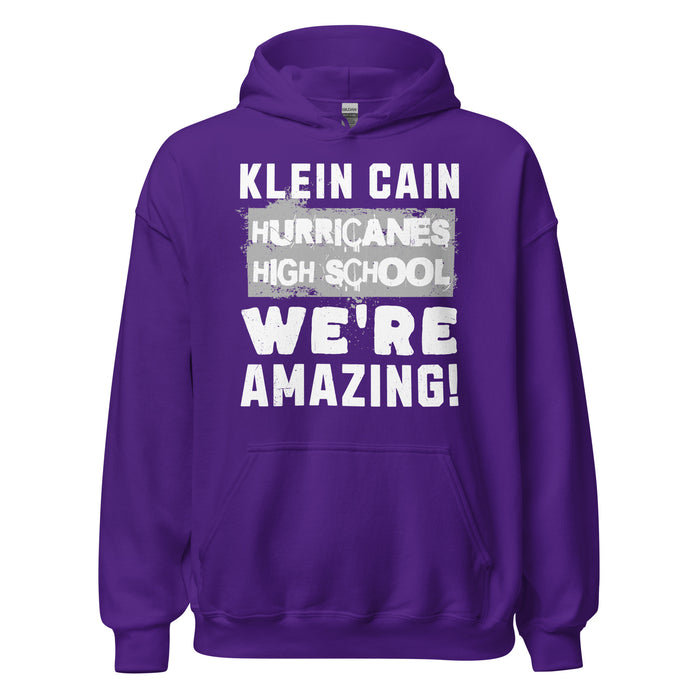 Klein Cain High School Hurricanes Purple Classic Unisex Hoodie 231