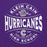 Close-up view of Klein Cain High School Hurricanes Purple Classic Unisex Hoodie 218