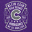 Close-up view of Klein Cain High School Hurricanes Purple Classic Unisex Hoodie 207