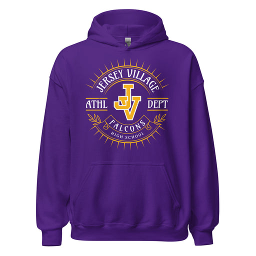 Jersey Village High School Falcons Purple Classic Unisex Hoodie 201