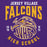 Close-up view of Jersey Village High School Falcons Purple Classic Unisex Hoodie 213