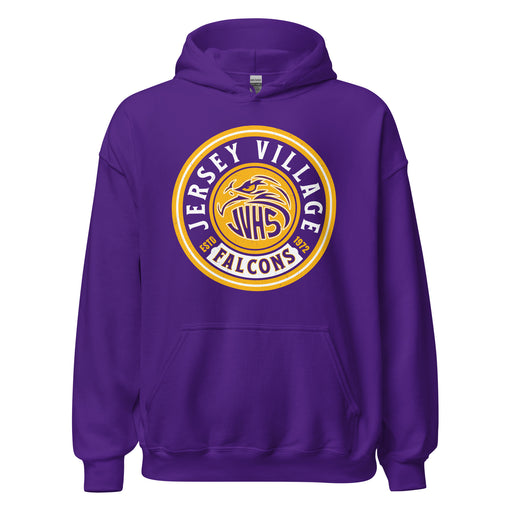 Jersey Village High School Falcons Purple Classic Unisex Hoodie 220
