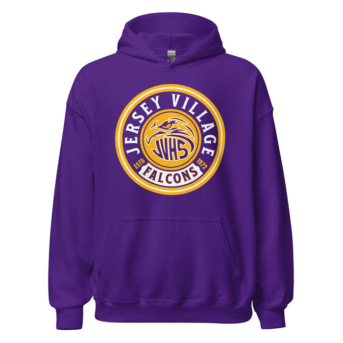 Jersey Village High School Falcons Purple Classic Unisex Hoodie 220