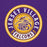Close-up view of Jersey Village High School Falcons Purple Classic Unisex Hoodie 220