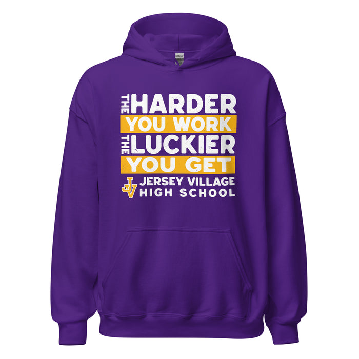 Jersey Village High School Falcons Purple Classic Unisex Hoodie 238