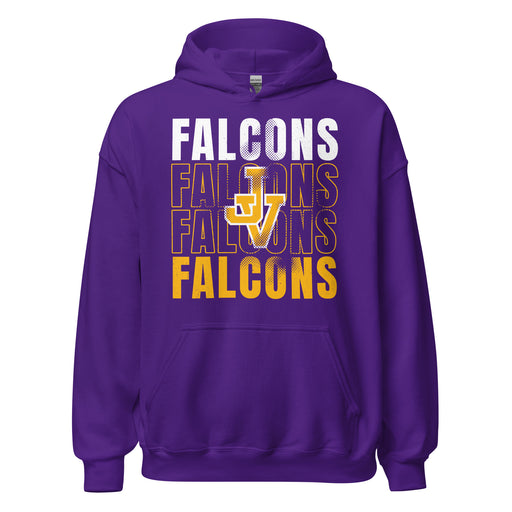Jersey Village High School Falcons Purple Classic Unisex Hoodie 233