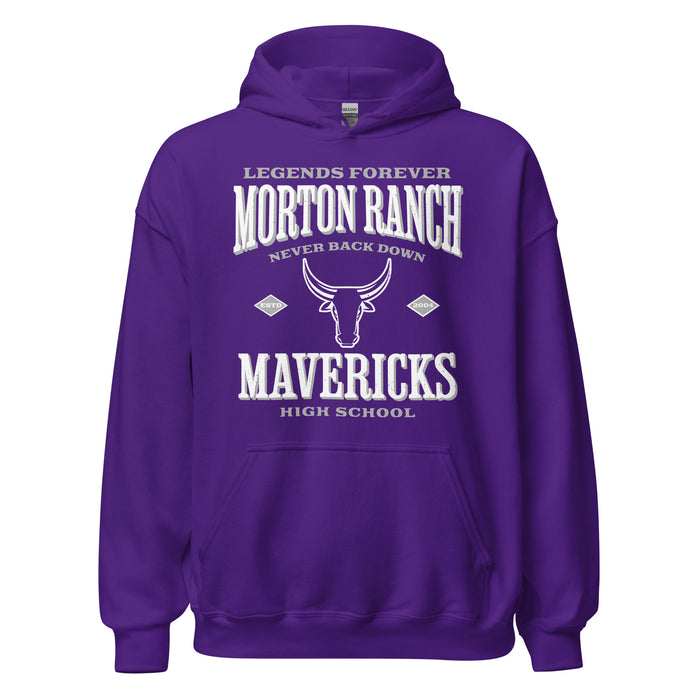 Morton Ranch High School Mavericks Purple Classic Unisex Hoodie 230