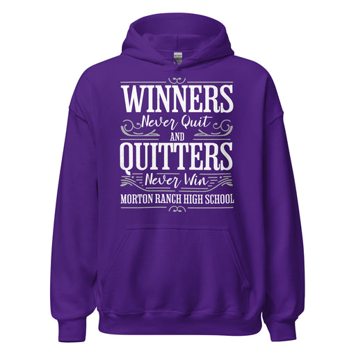 Morton Ranch High School Mavericks Purple Classic Unisex Hoodie 237