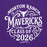 Close-up view of Morton Ranch High School Mavericks Purple Classic Unisex Hoodie 254