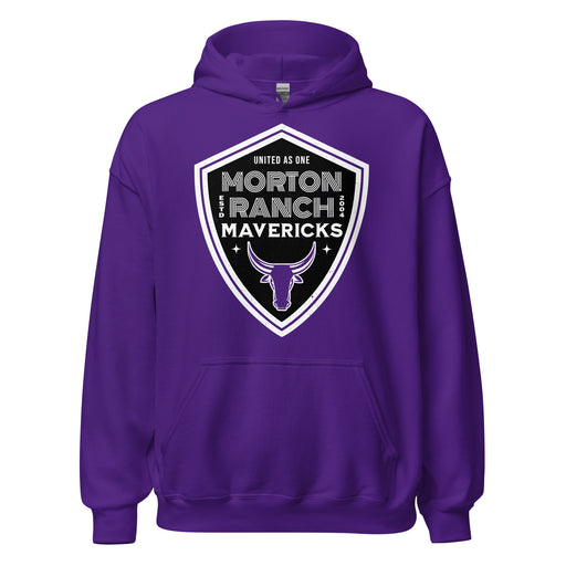 Morton Ranch High School Mavericks Purple Classic Unisex Hoodie 225