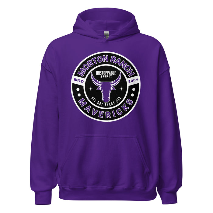 Morton Ranch High School Mavericks Purple Classic Unisex Hoodie 239
