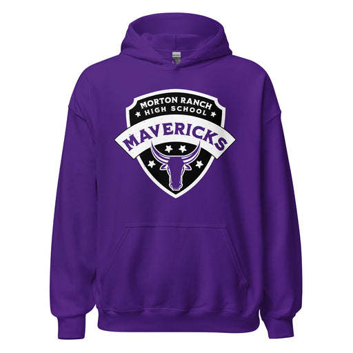 Morton Ranch High School Mavericks Purple Classic Unisex Hoodie 221