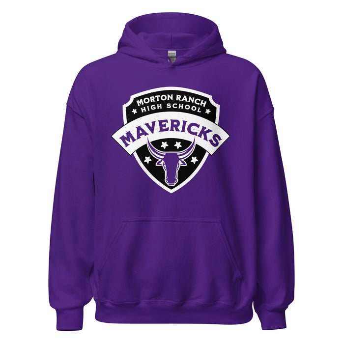 Morton Ranch High School Mavericks Purple Classic Unisex Hoodie 221