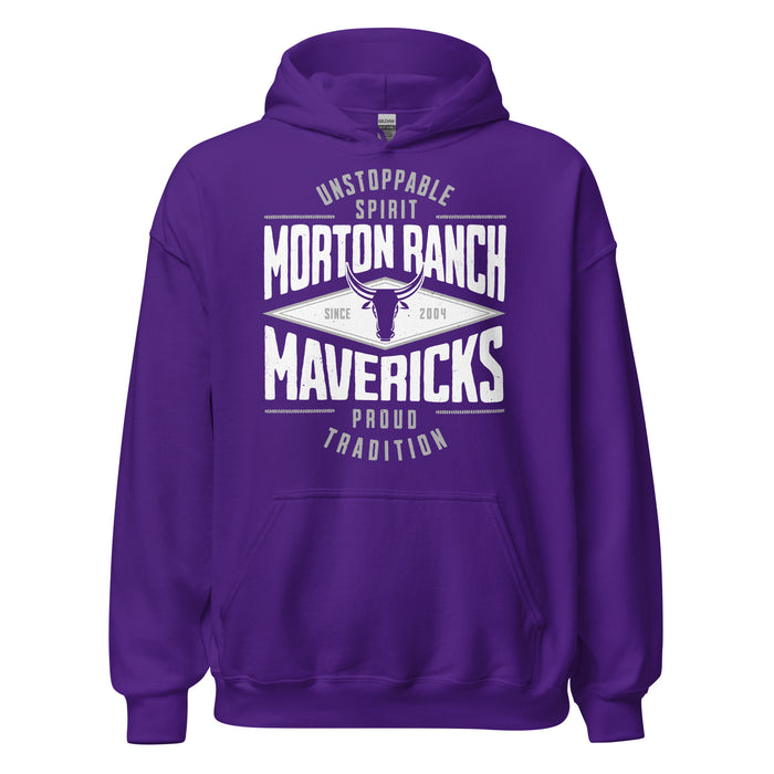 Morton Ranch High School Mavericks Purple Classic Unisex Hoodie 210