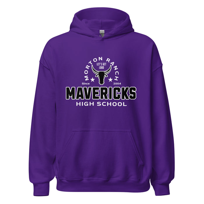Morton Ranch High School Mavericks Purple Classic Unisex Hoodie 222
