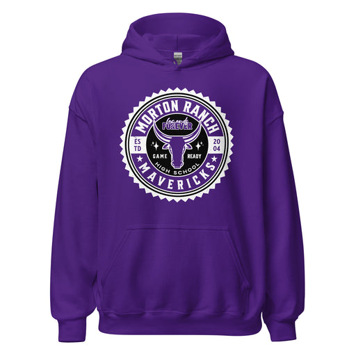 Morton Ranch High School Mavericks Purple Classic Unisex Hoodie 203