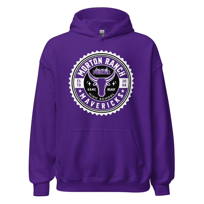 Morton Ranch High School Mavericks Purple Classic Unisex Hoodie 203